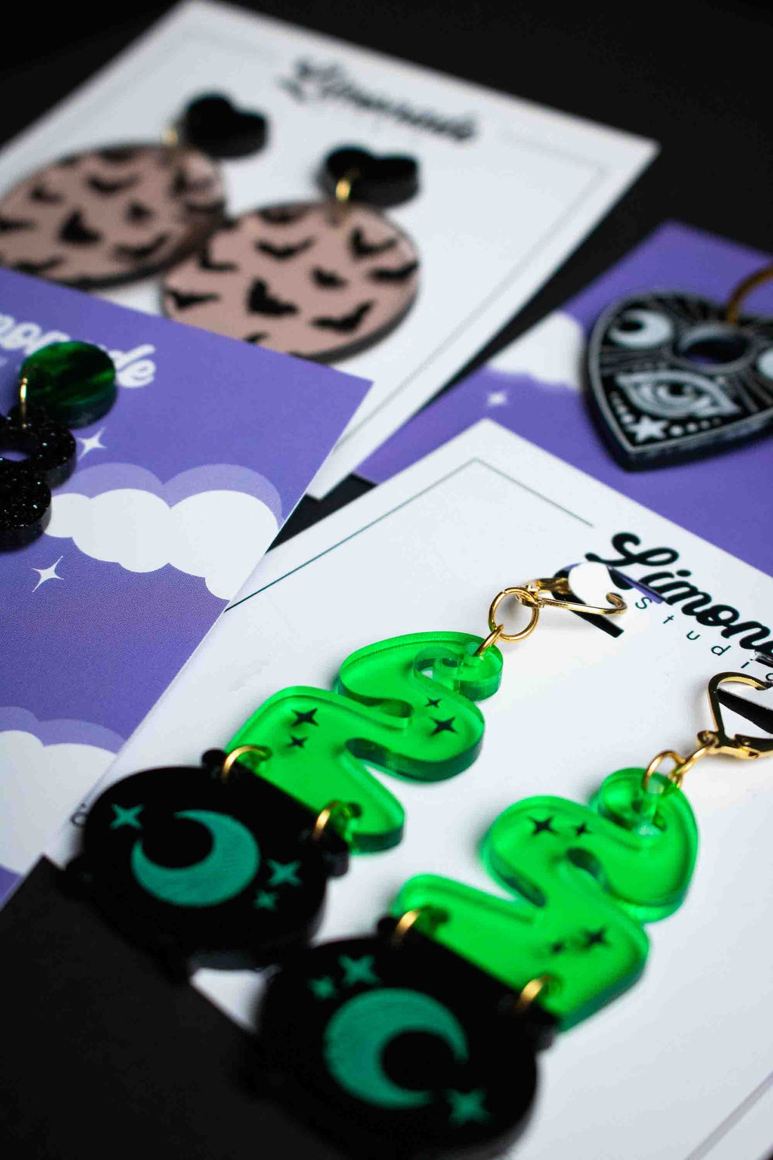 Boucles d'oreilles d'Halloween, collection capsule chic